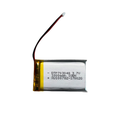 리튬폴리머 배터리,  3.7V , 1000mAh, KC인증