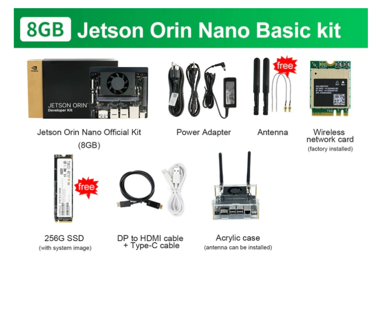 Jetson Orin NANO Developer Kit 8GB Official -Basic Kit