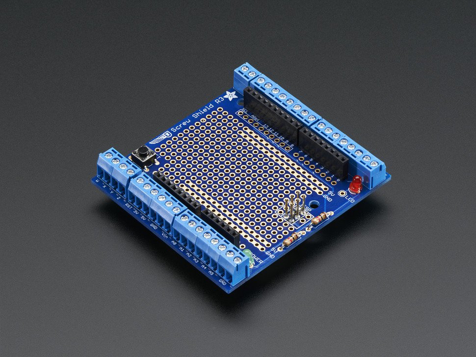 프로토 타입 만능기판(Uno R3) / 아두이노용 / Proto-Screwshield (Wingshield) R3 Kit for Arduino / [196]