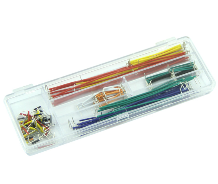 브레드보드 점퍼 와이어 세트 Breadboard Jumper Wire Set (140 PCs Pack) [110990044]