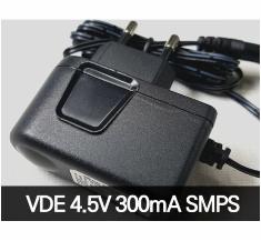 Wall-Mount Type 아답터 4.5V - 300mA