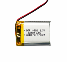 리튬폴리머 배터리 3.7V, 1200mAh, KC인증